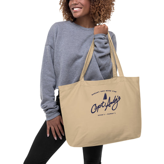 Captain Andy’s "Nobody Has More Fun" Organic Tote Bag