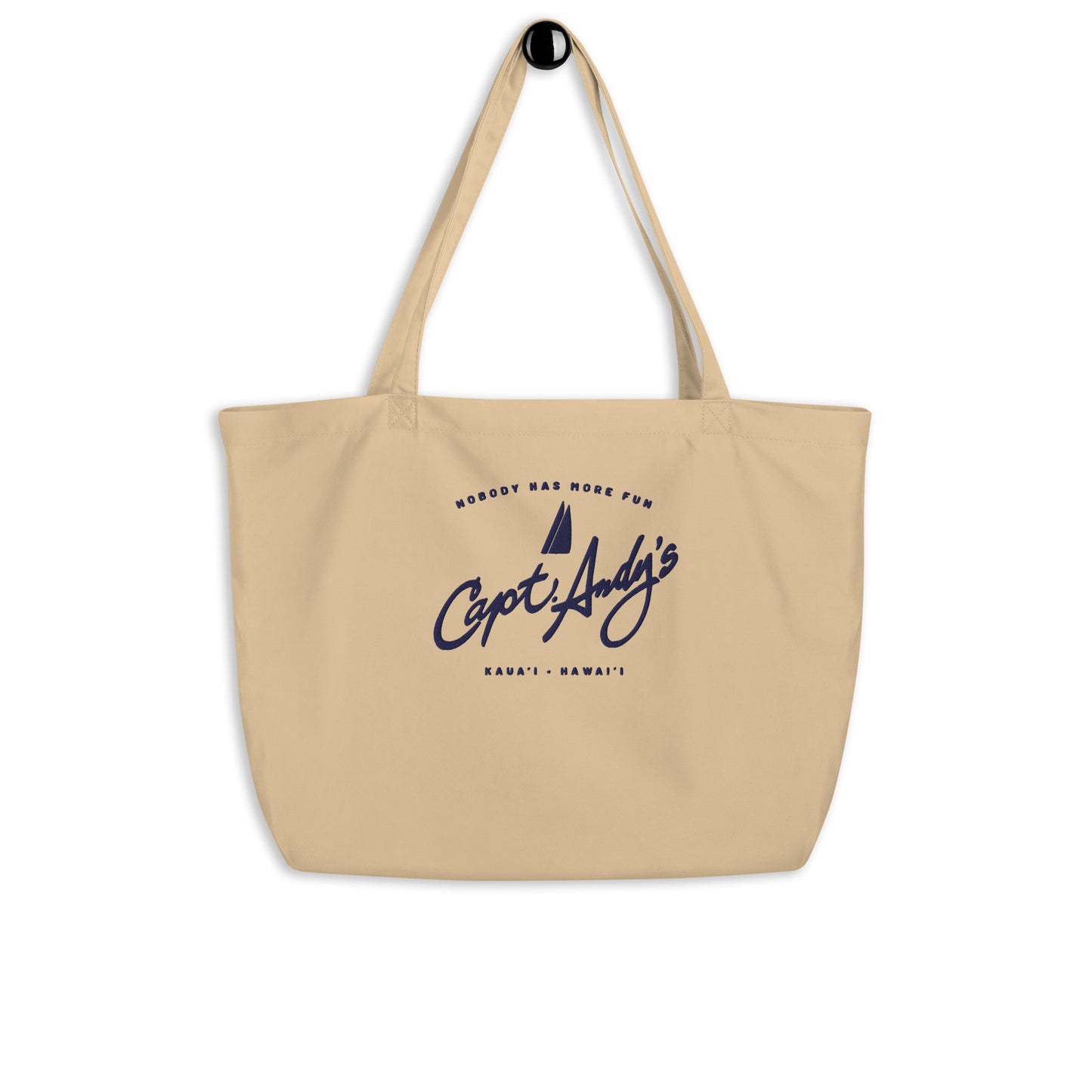 Captain Andy’s "Nobody Has More Fun" Organic Tote Bag