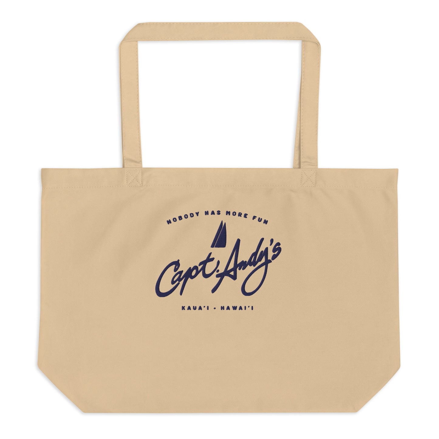 Captain Andy’s "Nobody Has More Fun" Organic Tote Bag