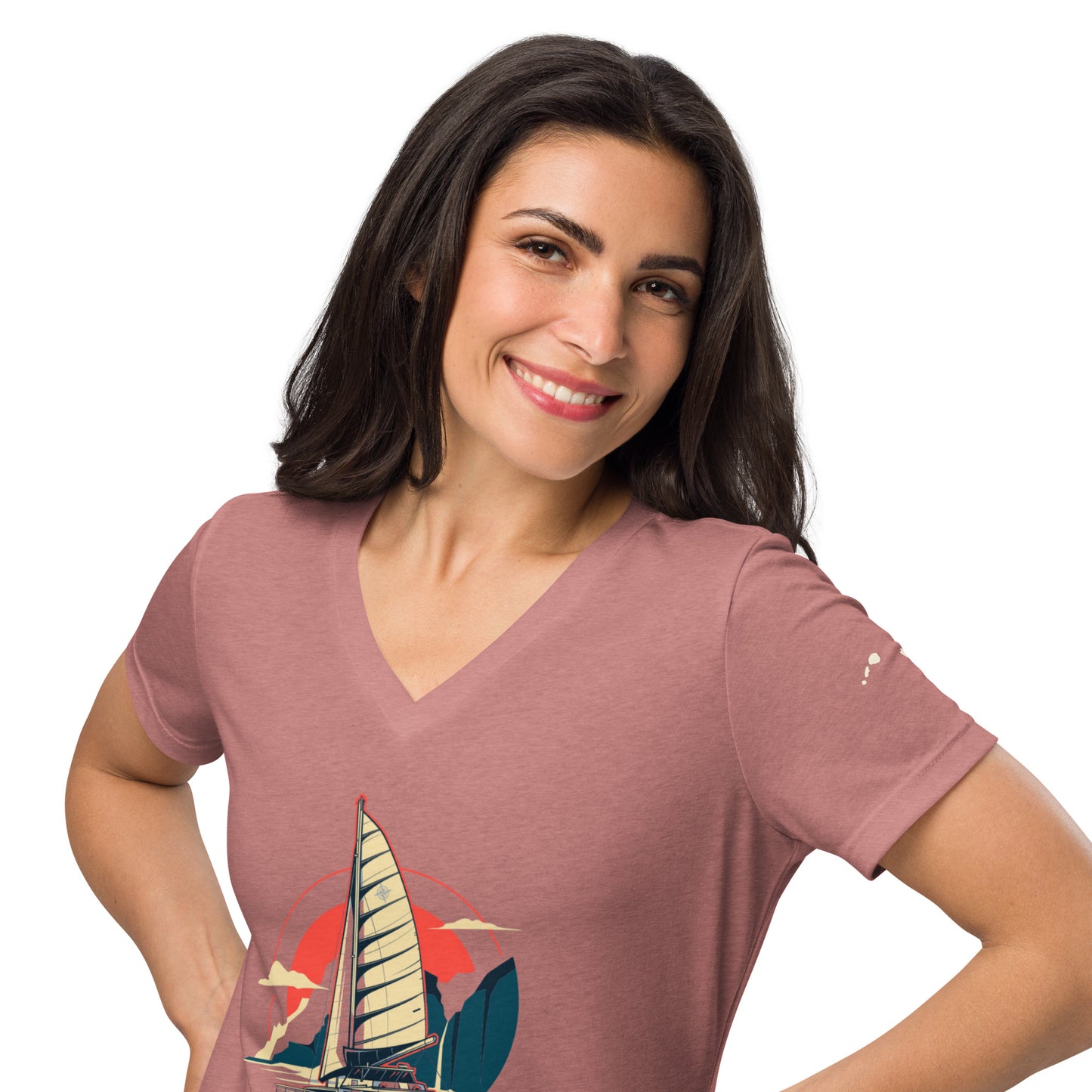 Women’s relaxed v-neck t-shirt