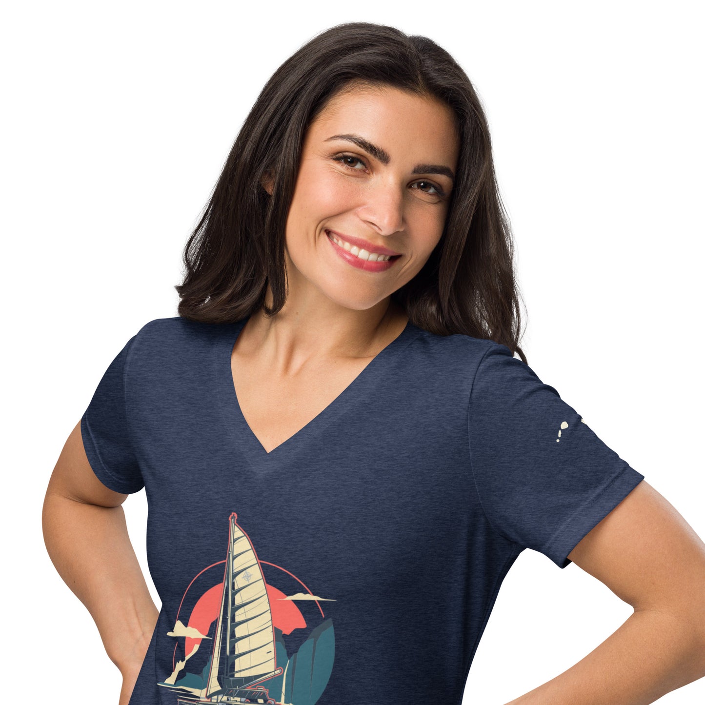 Women’s relaxed v-neck t-shirt